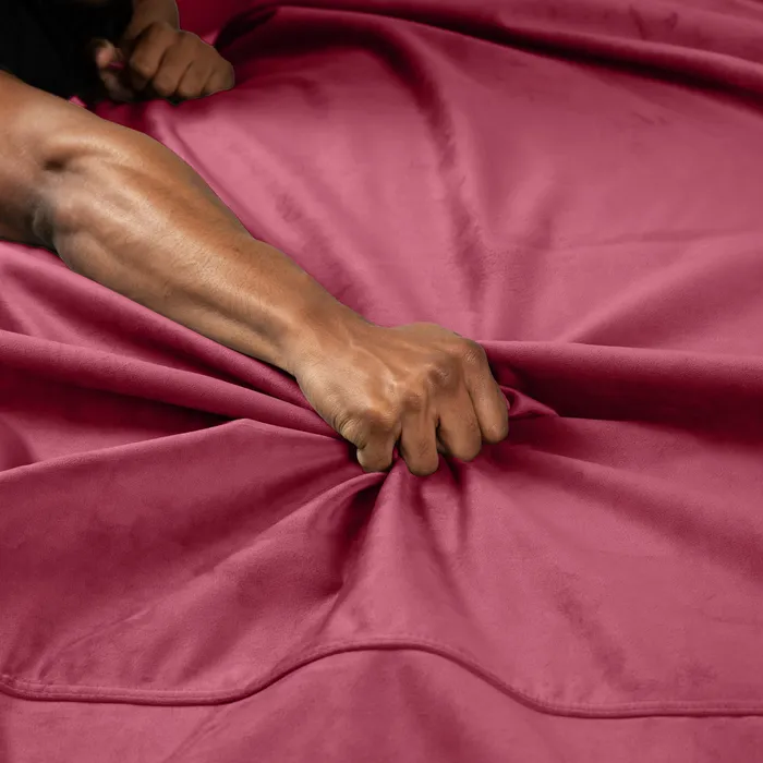 Male Sex Toys Liberator Fascinator Throw Merlot Microvelvet Travel Size