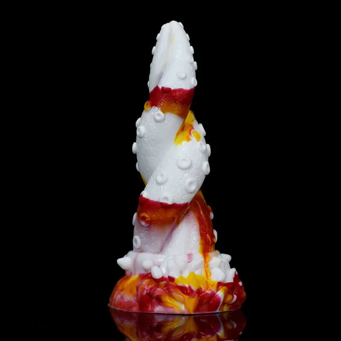 LOVETOYSCLUB Female Sex Toys 748 Silicone Octopus Tentacle Dildo with Raised Texture