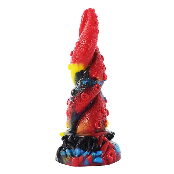 LOVETOYSCLUB Female Sex Toys 748 Silicone Octopus Tentacle Dildo with Raised Texture