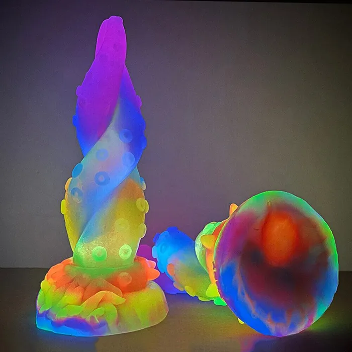 LOVETOYSCLUB Female Sex Toys 748 Silicone Octopus Tentacle Dildo with Raised Texture