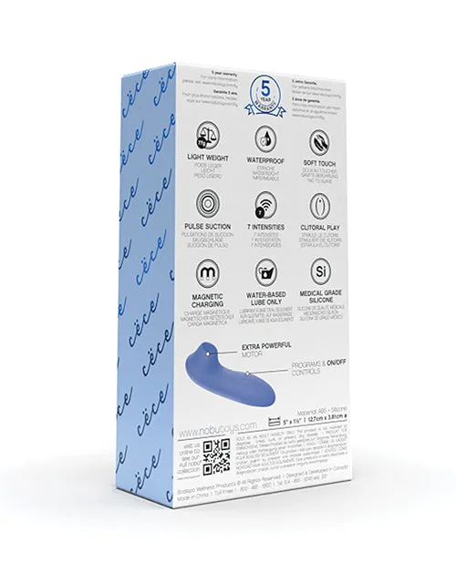 Bodispa INC Nobu Essentials Cece Pulse Stimulator Periwinkle Blue Vibrators
