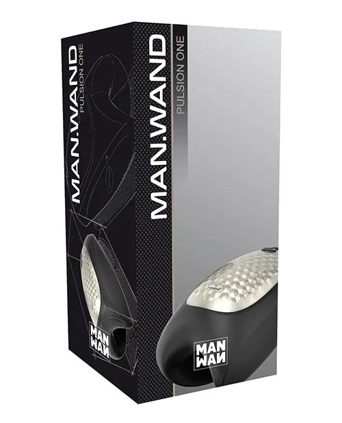 Lovely Planet Man Wand Heat And Vibration Pulsion Black Vibrators