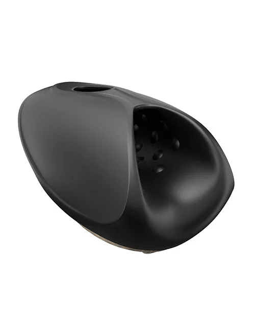 Lovely Planet Man Wand Heat And Vibration Pulsion Black Vibrators