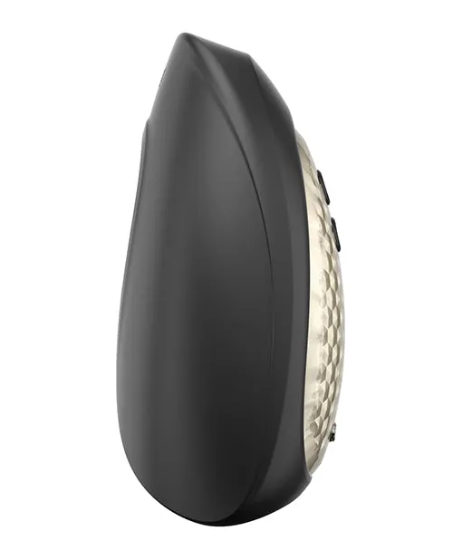 Lovely Planet Man Wand Heat And Vibration Pulsion Black Vibrators