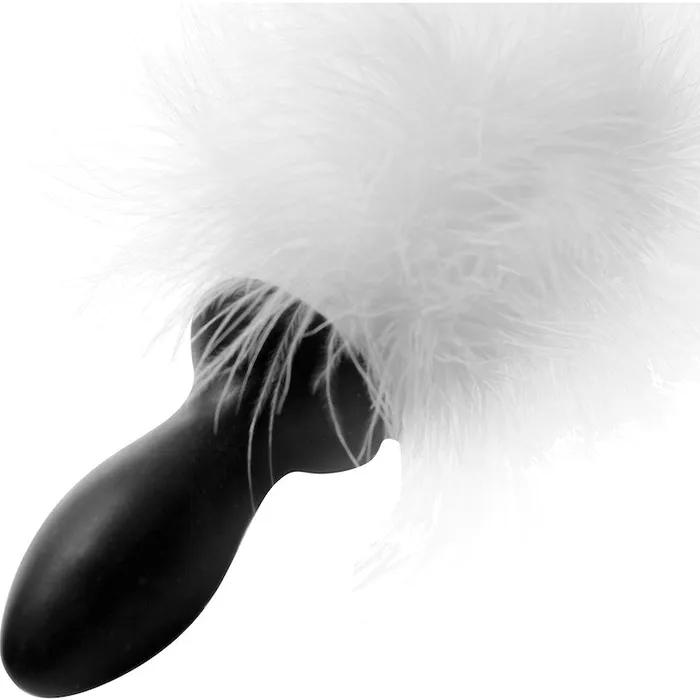 Male Sex Toys Tailz Tailz White Bunny Tail Anal Plug