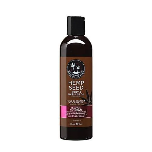 pink cherry Couples Hemp Seed High Tide Massage Oil