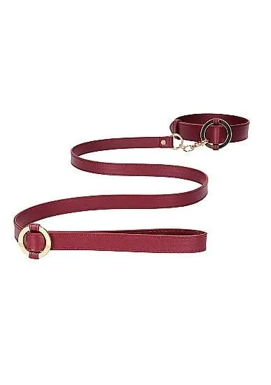 Shots Ouch Halo Collar With Leash Vice Dildos