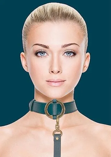 Shots Ouch Halo Collar With Leash Vice Dildos