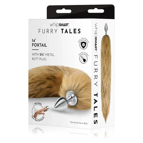 Couples WHIP SMART FURRY TALES FOXTAIL METAL BUTTPLUG