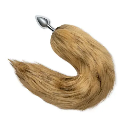 Couples WHIP SMART FURRY TALES FOXTAIL METAL BUTTPLUG