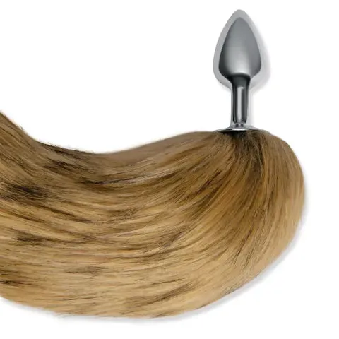 Couples WHIP SMART FURRY TALES FOXTAIL METAL BUTTPLUG
