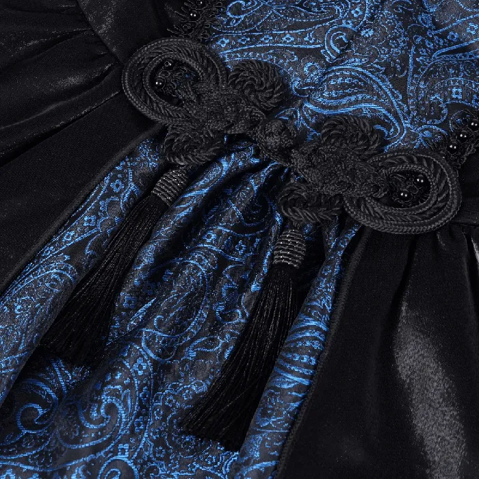 Lace and Satin Gothic OffShoulder Dress with Cross Accents EVEs SECRETS Male Sex Toys