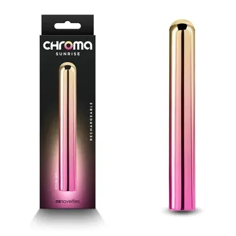 Lonbrook Female Sex Toys Chroma SUNRISE Coloured Rechargeable Slim Vibrator Lonbrook Female Sex Toys Chroma SUNRISE Coloured Rechargeable Slim Vibrator