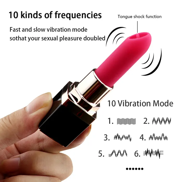 SXO TOY SHOP Vibrators Tongue lick lipstick