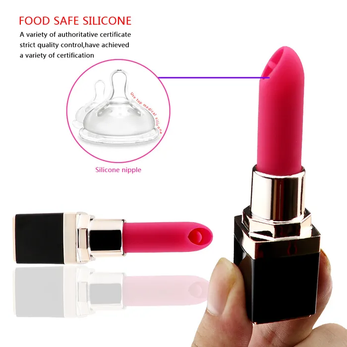 SXO TOY SHOP Vibrators Tongue lick lipstick