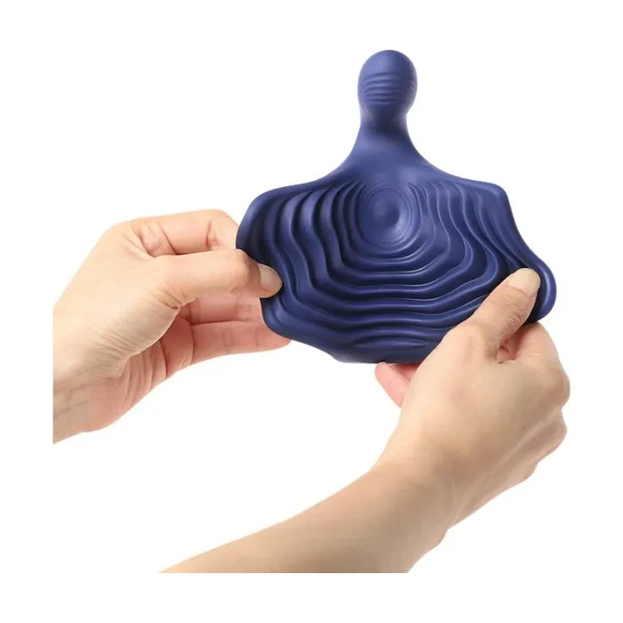 Vibrators PulsateX Rechargeable Male Shaft and Glans Stimulator Blue Arosum