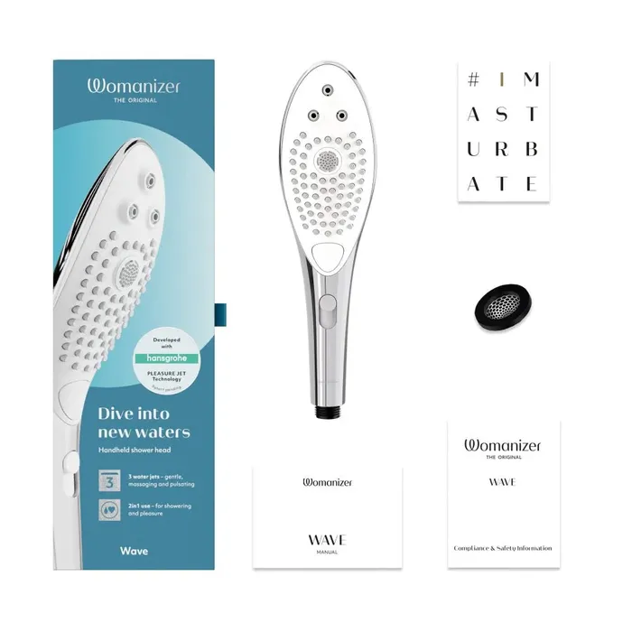 Womanizer Wave Shower Head Masturbator All Colors Womanizer Male Sex Toys
