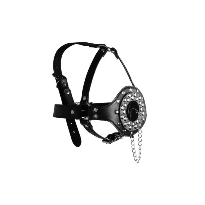 Male Sex Toys Ouch Xtreme Open Mouth Gag Head Harness with Plug Stopper Ouch Male Sex Toys Ouch Xtreme Open Mouth Gag Head Harness with Plug Stopper Ouch
