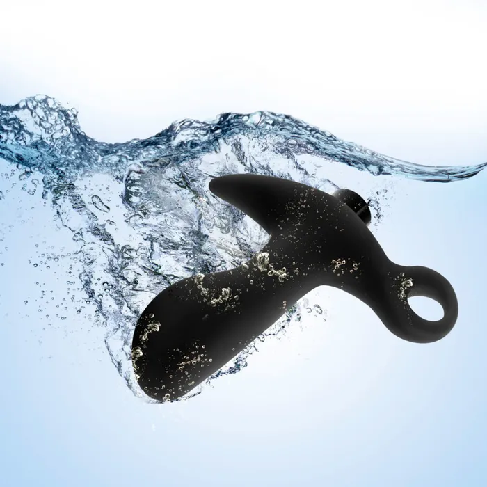 Silicone Vibrating Prostate Massager 01 Black Blush Anal