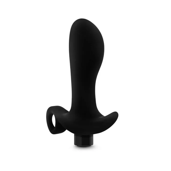 Silicone Vibrating Prostate Massager 01 Black Blush Anal