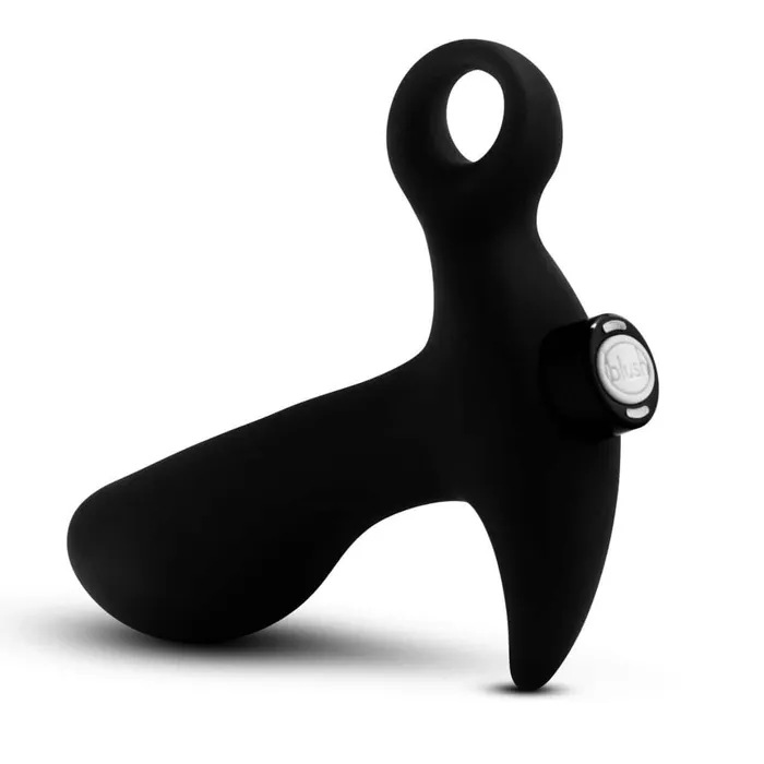 Silicone Vibrating Prostate Massager 01 Black Blush Anal