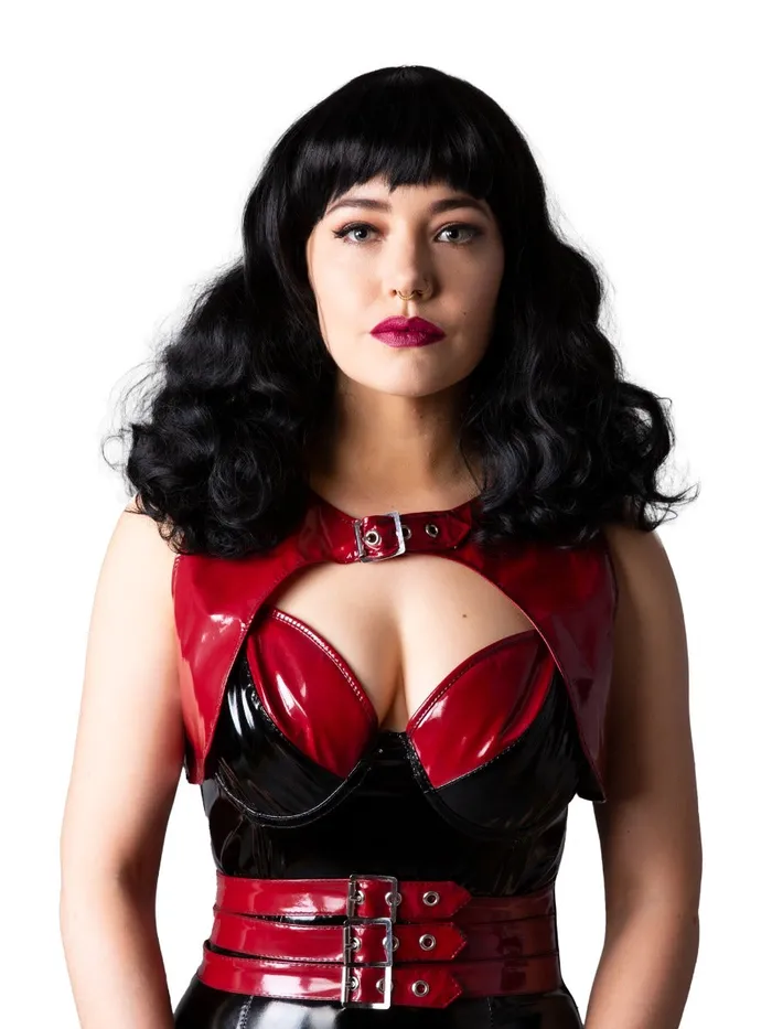 Anal HonourSkintwocom PVC Shrug Black