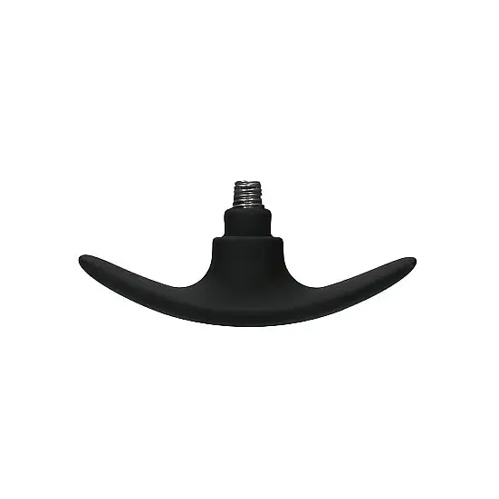 Anal SHOTS AMERICA Interchangeable Butt Plug Set Pointed Black Anal SHOTS AMERICA Interchangeable Butt Plug Set Pointed Black