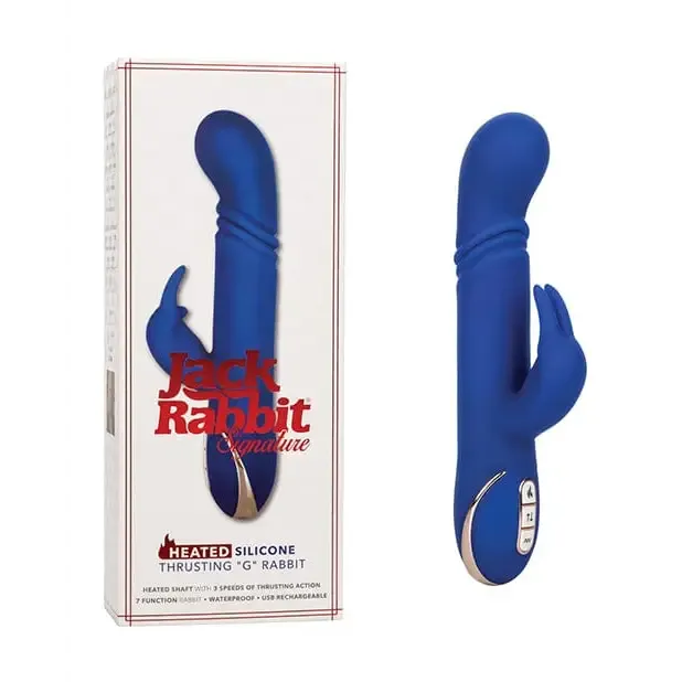 CalExotics Female Sex Toys Jack Rabbit Signature Heated Silicone Thrusting G Rabbit CalExotics Female Sex Toys Jack Rabbit Signature Heated Silicone Thrusting G Rabbit