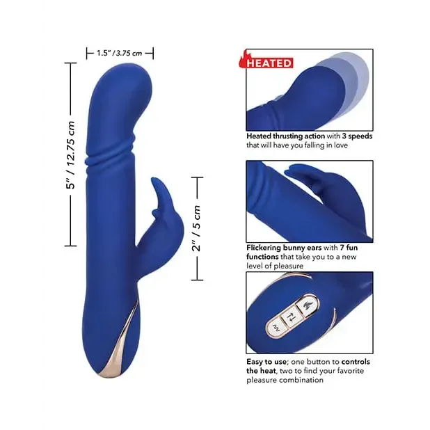 CalExotics Female Sex Toys Jack Rabbit Signature Heated Silicone Thrusting G Rabbit CalExotics Female Sex Toys Jack Rabbit Signature Heated Silicone Thrusting G Rabbit
