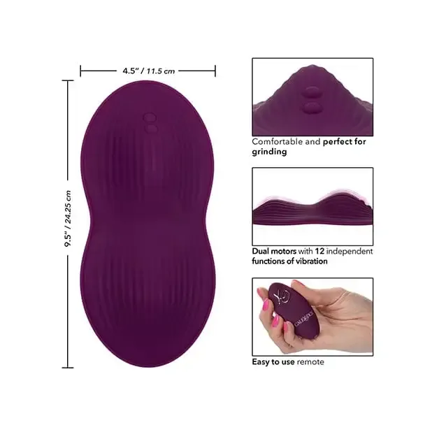 CalExotics Female Sex Toys Lust Remote Control Dual Rider Purple CalExotics Female Sex Toys Lust Remote Control Dual Rider Purple