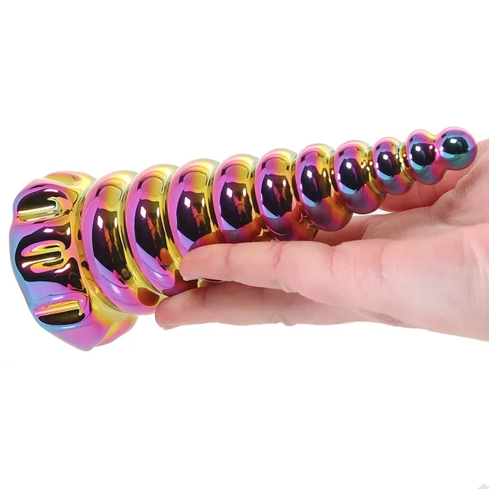 Creature Cocks Twilight Rainbow Glass Dildo XR Brands Dildos