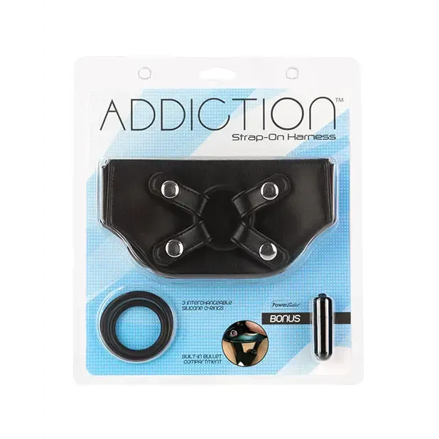 Female Sex Toys BMS Enterprises Addiction Strap On Harness Black