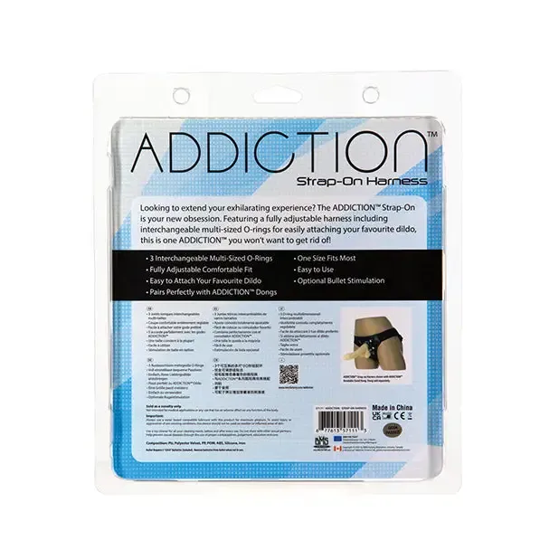 Female Sex Toys BMS Enterprises Addiction Strap On Harness Black