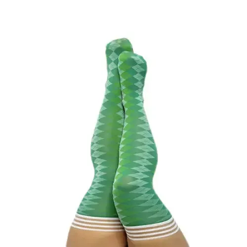 Female Sex Toys Kixies Kixies On Point Collection Par 4 Green Argyle ThighHigh Stockings Size D Female Sex Toys Kixies Kixies On Point Collection Par 4 Green Argyle ThighHigh Stockings Size D