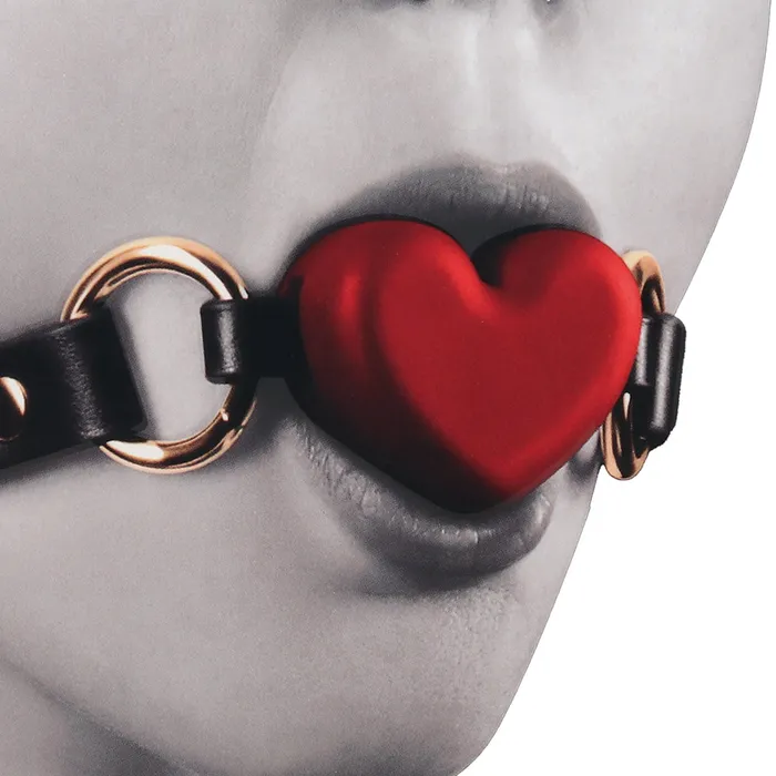 Fetish Fashion Katherine Heart Gag in Red ns novelties Anal