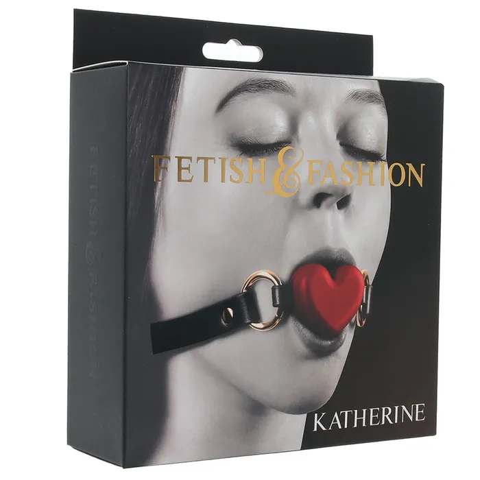 Fetish Fashion Katherine Heart Gag in Red ns novelties Anal