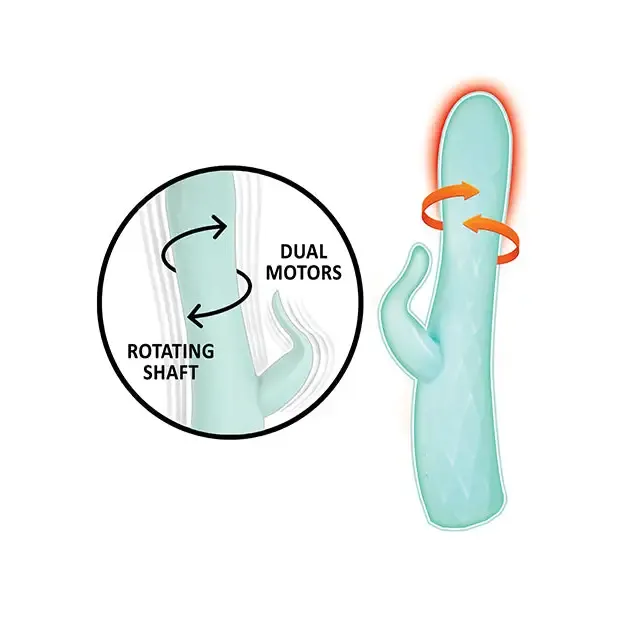 Goddess Heatup Rotating Vibrator Aqua Nasstoys Vibrators Goddess Heatup Rotating Vibrator Aqua Nasstoys Vibrators