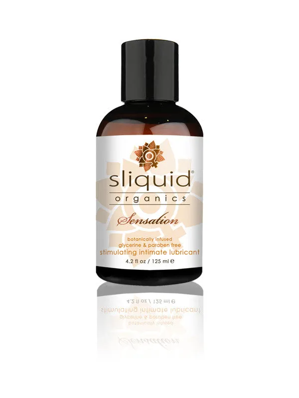 Lubricants Sliquid Organics Sensation Lubricant 4oz Sliquid