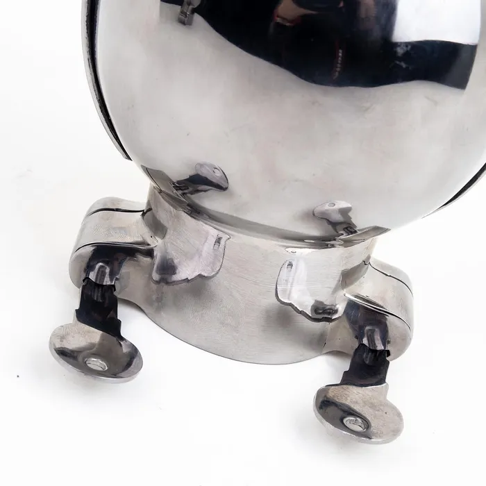 Male Sex Toys Fetters Stainless Steel Ball Mitts Snap Shut Locks Grab Handle