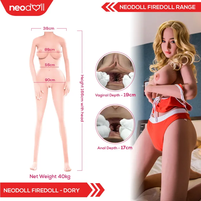 Male Sex Toys Fire Doll Dory Realistic Sex Doll Tongue included 166cm Light Tan Fire Doll