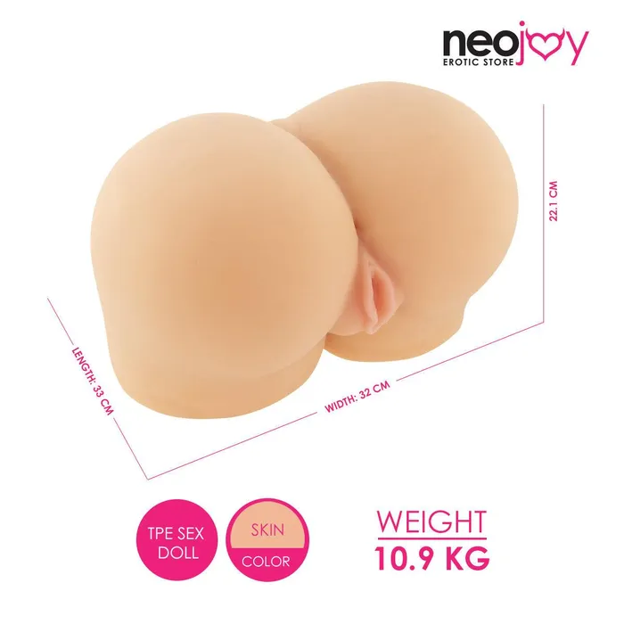 Neojoy Male Sex Toys Neojoy Miss Buttocks Realistic Sex Doll with Pussy and Ass TPE Flesh Large 109Kg