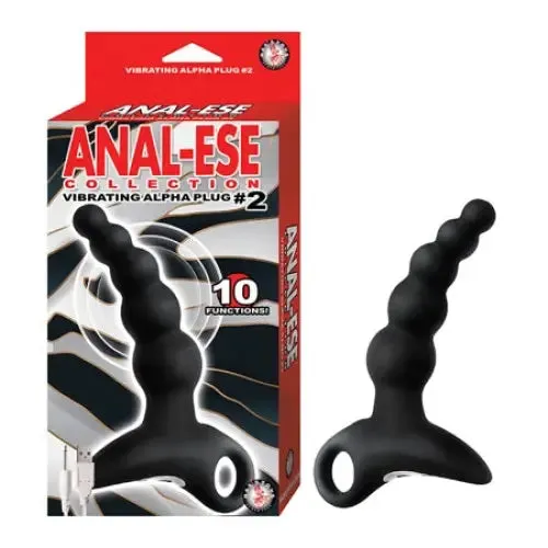 Novelties By Nasswalk Anal AnalEse Collection Vibrating Alpha Plug 2 Black Novelties By Nasswalk Anal AnalEse Collection Vibrating Alpha Plug 2 Black