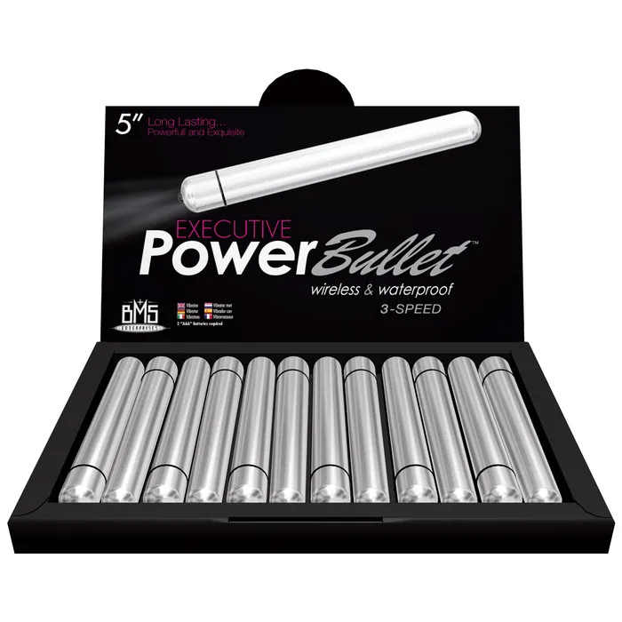 PowerBullet Vibrators Executive PowerBullet Vibrator 5 Silver