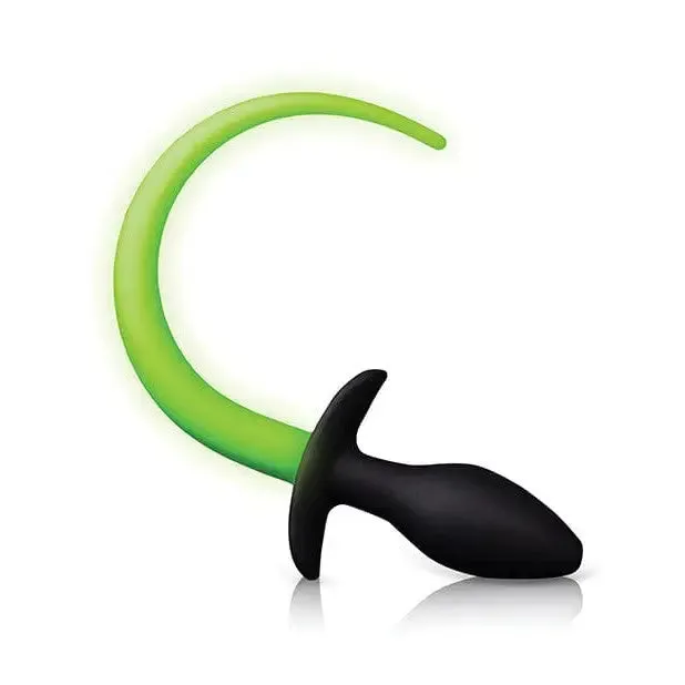 Shots Ouch Puppy Tail Plug Glow In The Dark Shots America Anal