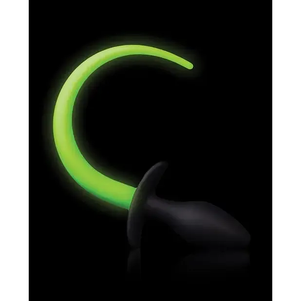 Shots Ouch Puppy Tail Plug Glow In The Dark Shots America Anal