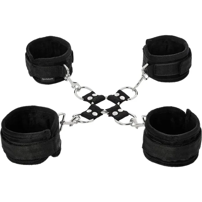 Sportsheets Sportsheets Sportsheets 5 Piece Hog Tie Cuff Set Couples