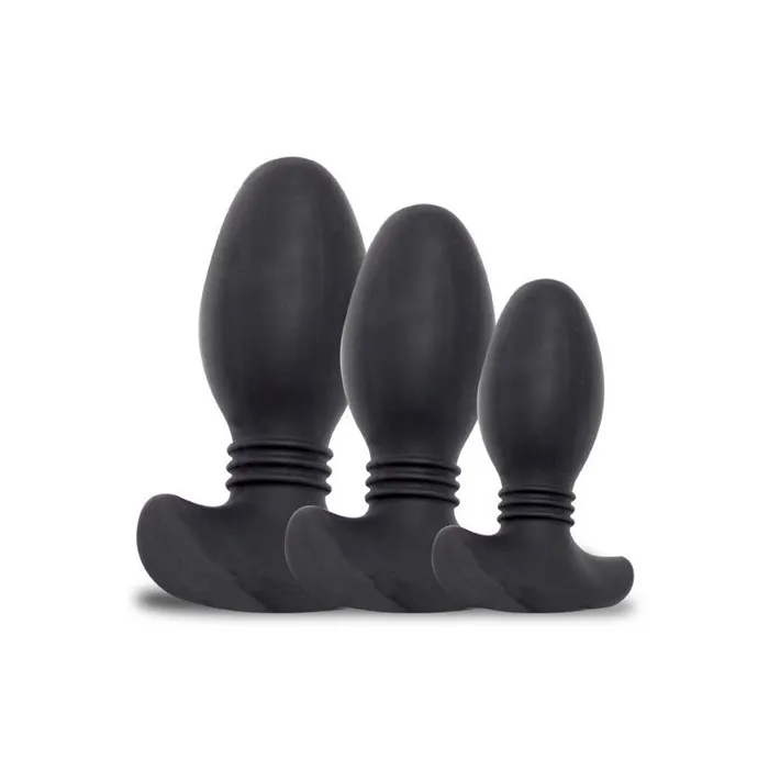Titus Male Sex Toys Silicone Ribbed Butt Plug Large