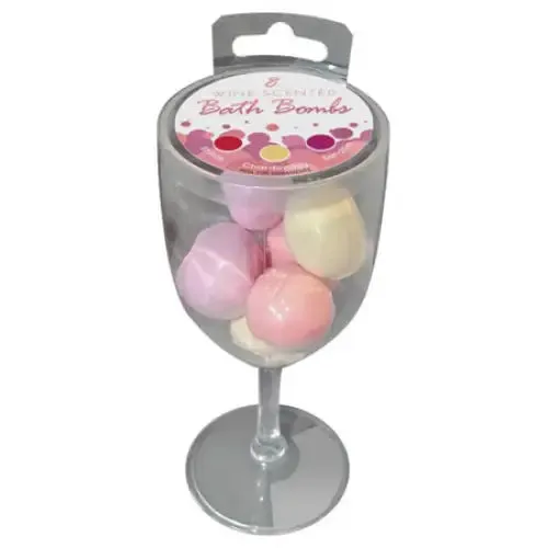 Vibrators Kheper Games Wine Scented Bath Bombs 8pc
