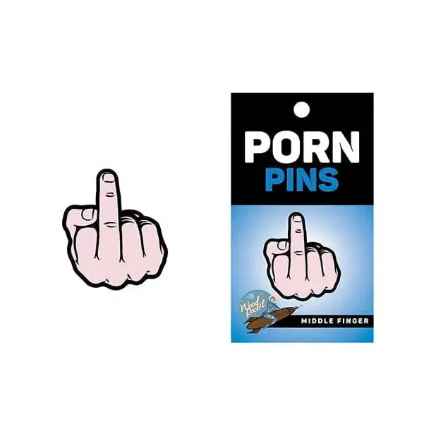 Wood Rocket Middle Finger Pin Ivory WoodRocket Female Sex Toys