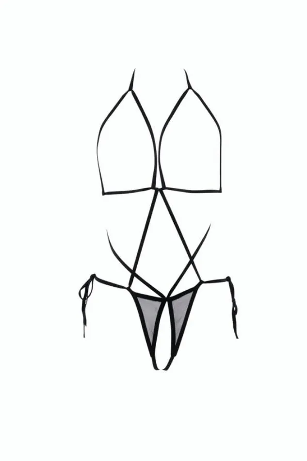 Allure Lingerie Vibrators Allure Lingerie Harlowe Strappy Teddy Assorted Colors OS
